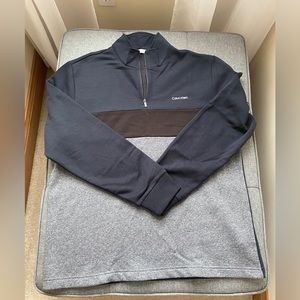 Men’s Calvin Klein 3/4 Zip Pullover Sz Large